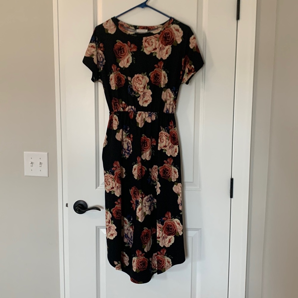 Reborn J Floral Dress with pockets